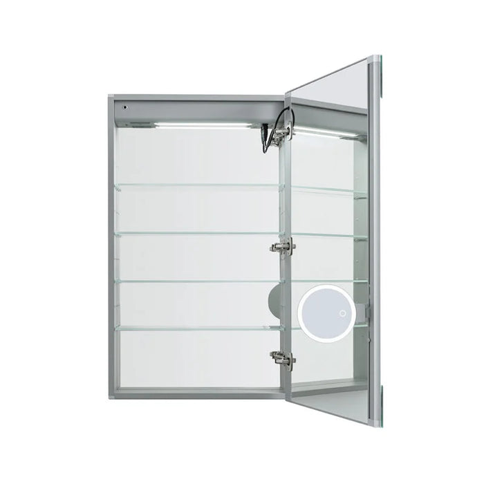 Aquadom Edge Royale 20'' × 32'' Right Hinge LED Lighted Medicine Cabinet