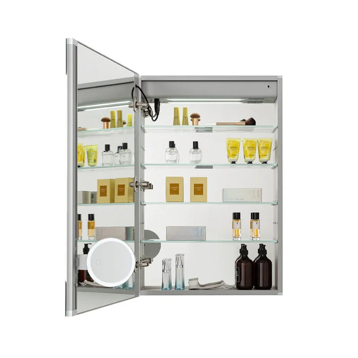 Aquadom Edge Royale 24'' × 32'' Left Hinge LED Lighted Medicine Cabinet