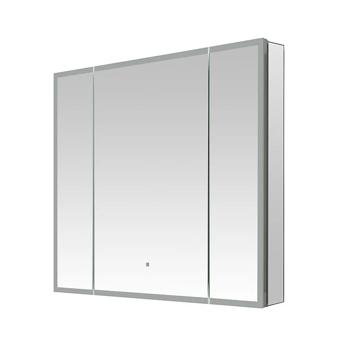 Aquadom Edge Royale 36'' × 32'' LED Lighted Triple Door Medicine Cabinet