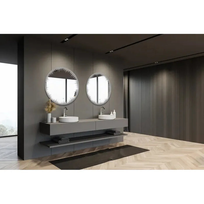 Aquadom Flame 24'' LED Lighted Bathroom Mirror