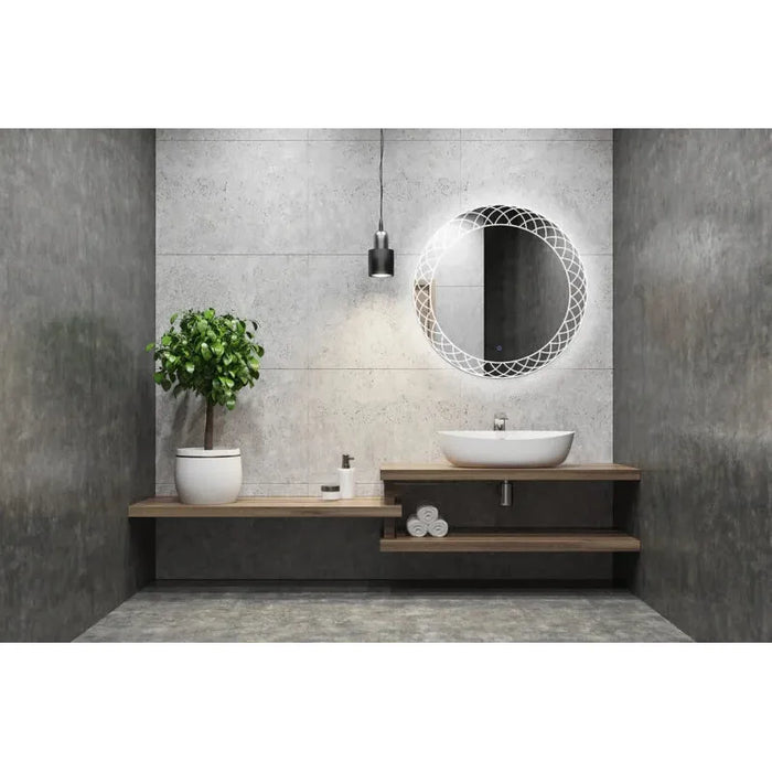 Aquadom Frost 24'' LED Lighted Bathroom Mirror