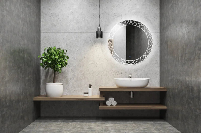 Aquadom Frost 24'' LED Lighted Bathroom Mirror