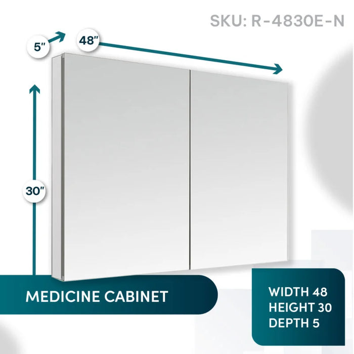 Aquadom Royale 48" × 30" Medicine Cabinet