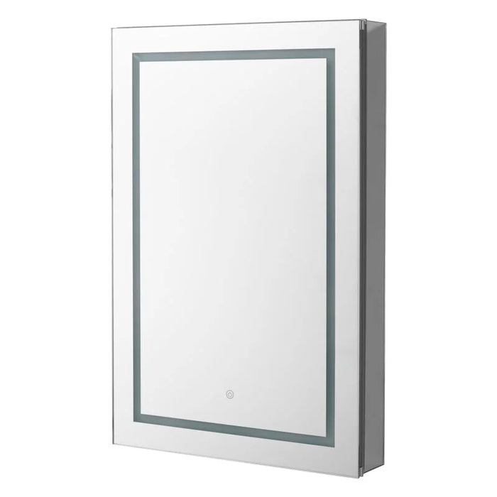 Aquadom Royale Basic Q 24'' × 30'' Right Hinge LED Lighted Medicine Cabinet