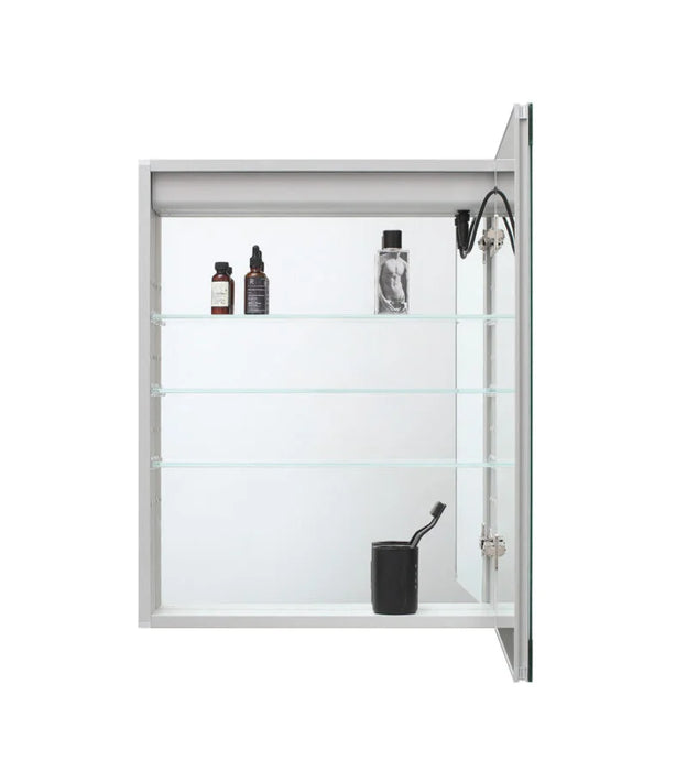 Aquadom Royale Basic Q 24'' × 30'' Right Hinge LED Lighted Medicine Cabinet