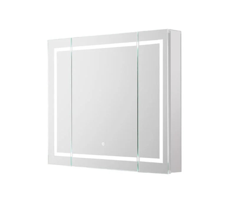 Aquadom Royale Plus 40''× 36'' LED Lighted Triple Door Medicine Cabinet