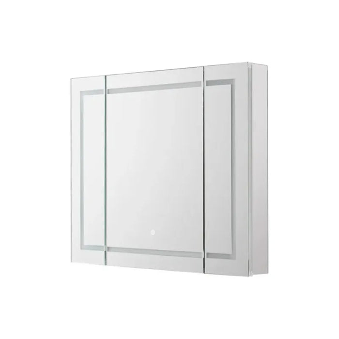 Aquadom Royale Plus 36'' × 30'' LED Lighted Triple Door Medicine Cabinet