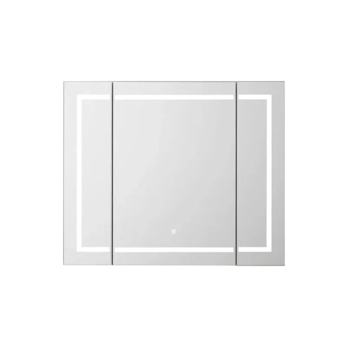 Aquadom Royale Plus 36'' × 30'' LED Lighted Triple Door Medicine Cabinet