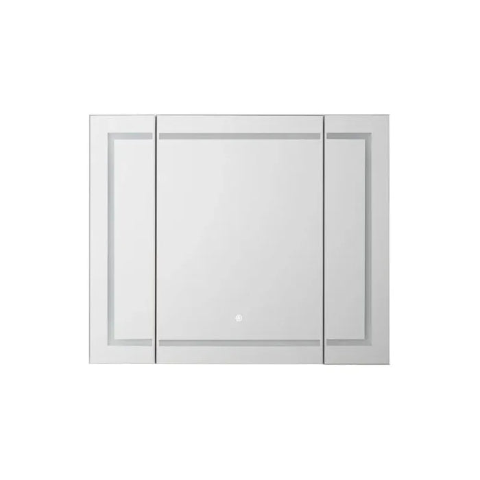 Aquadom Royale Plus 36'' × 30'' LED Lighted Triple Door Medicine Cabinet