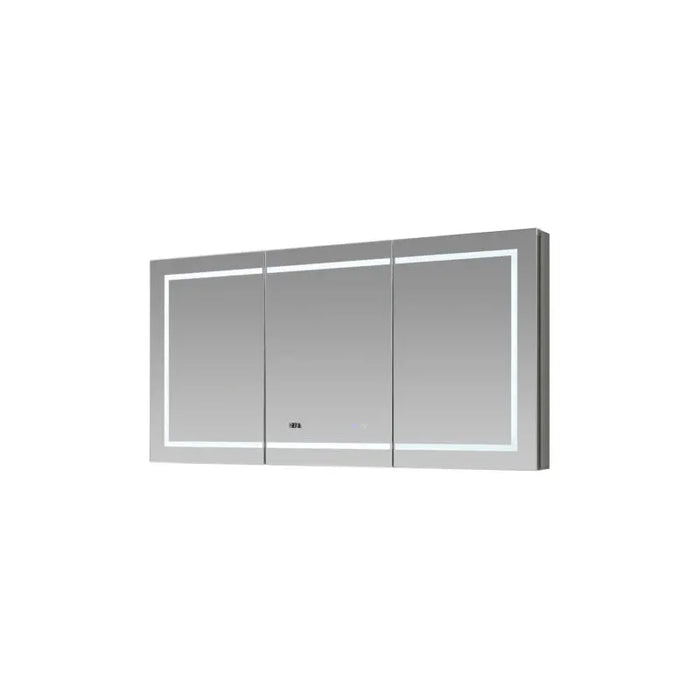 Aquadom Signature Royale 60'' × 36'' LED Lighted Triple Door Medicine Cabinet