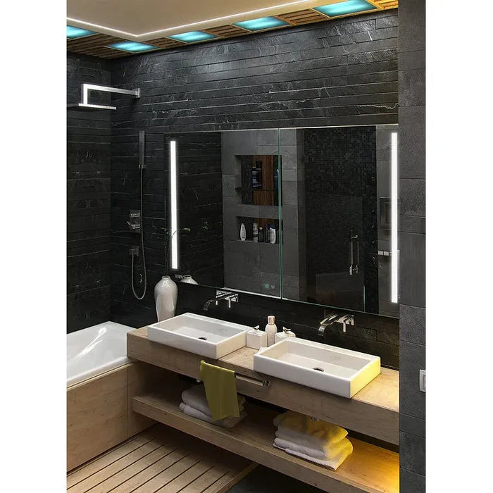 Aquadom Signature Royale 36'' × 30'' LED Lighted Triple Door Medicine Cabinet