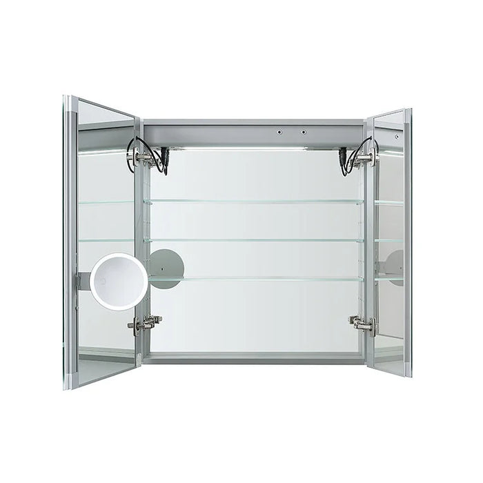 Aquadom Signature Royale 36'' × 36'' LED Lighted Medicine Cabinet