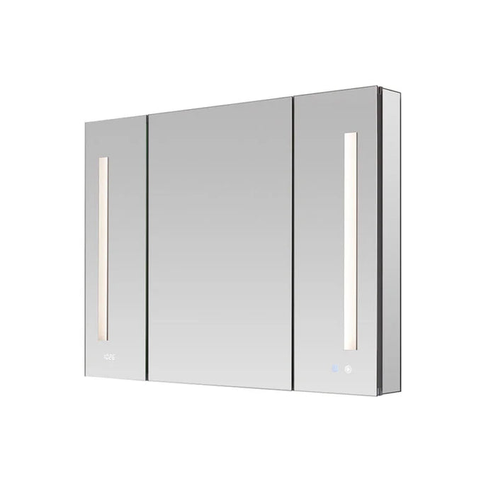 Aquadom Signature Royale 40'' × 30'' LED Lighted Triple Door Medicine Cabinet