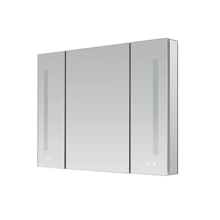 Aquadom Signature Royale 40'' × 30'' LED Lighted Triple Door Medicine Cabinet