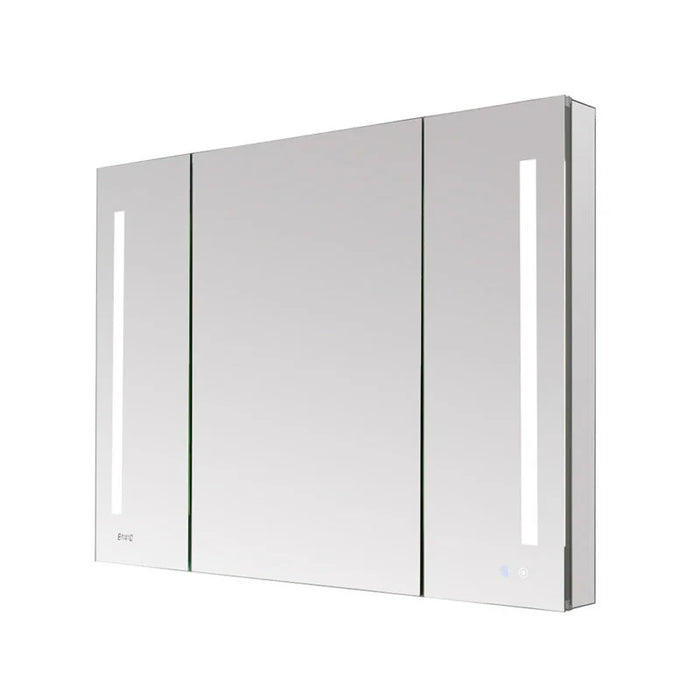 Aquadom Signature Royale 40'' × 36'' LED Lighted Triple Door Medicine Cabinet