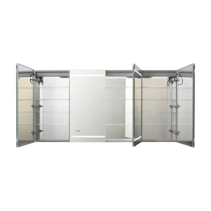 Aquadom Signature Royale 72'' × 36'' LED Lighted Medicine Cabinet