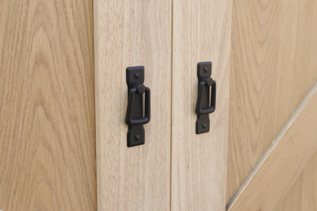 Arason Creden-ZzZ Bridger Queen Size Murphy Cabinet Bed White Oak 523-15