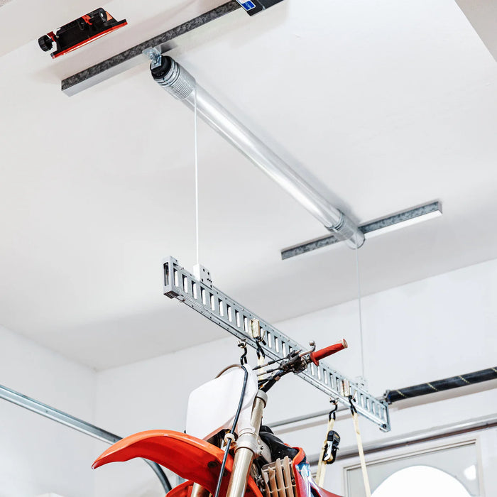 Auxx‑One 230 V/120 V Electrically Powered Garage Storage Lift – Up to 400 lb Capacity