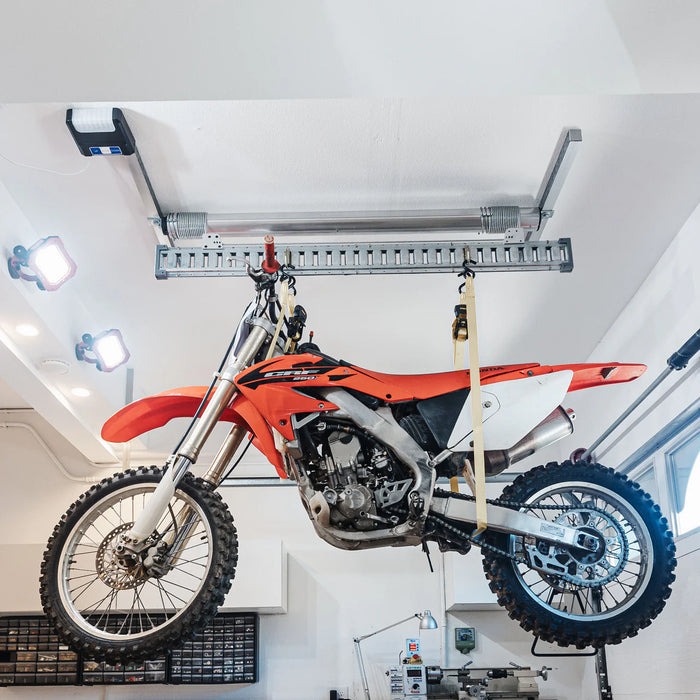 Auxx‑One 230 V/120 V Electrically Powered Garage Storage Lift – Up to 400 lb Capacity