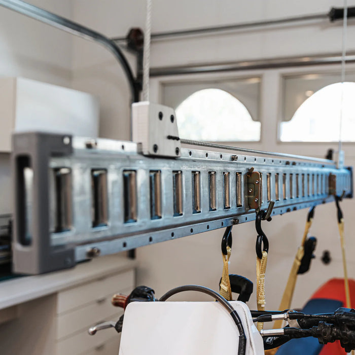 Auxx‑One 230 V/120 V Electrically Powered Garage Storage Lift – Up to 400 lb Capacity