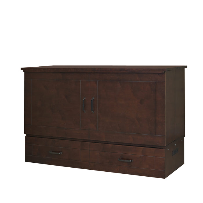 Cabinet Murphy Bed | Queen | Aztec Espresso | Elite Series | CabinetBed Inc