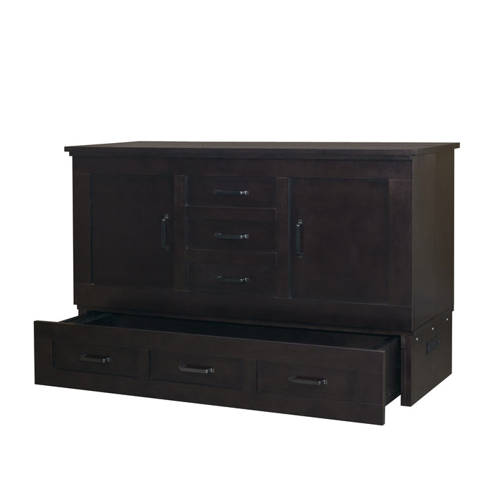 Cabinet Murphy Bed | Queen | Harrison Shadow Black | Elite Series | CabinetBed Inc