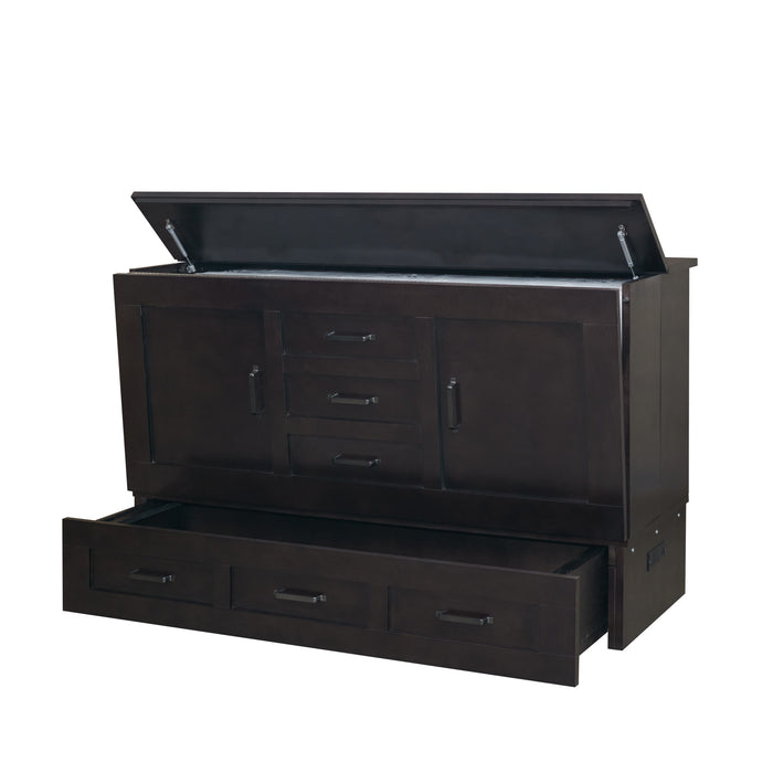 Cabinet Murphy Bed | Queen | Harrison Shadow Black | Elite Series | CabinetBed Inc