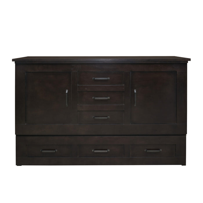 Cabinet Murphy Bed | Queen | Harrison Shadow Black | Elite Series | CabinetBed Inc