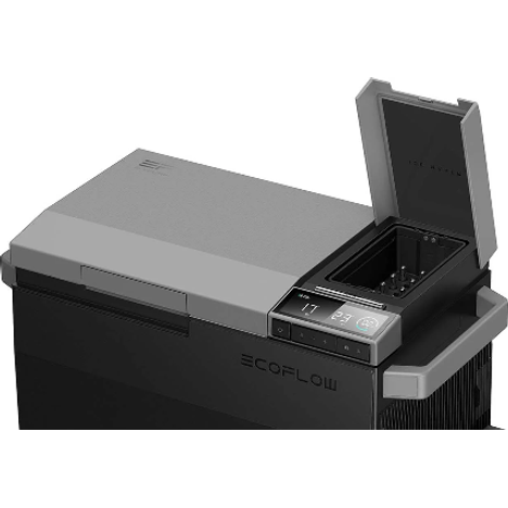 EcoFlow GLACIER Portable Refrigerator and Plug-In Extra Battery Bundle ZYDBX100-US-EB