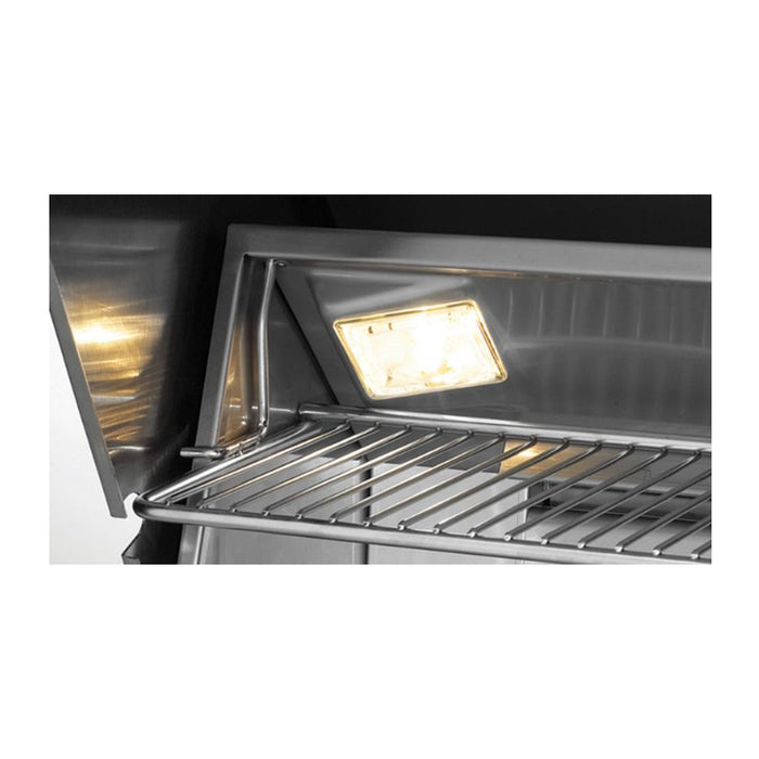 Fire Magic Aurora A540i Built-In Grill with Analog Thermometer with Rotisserie Backburner (Shown) A540I-8EAN