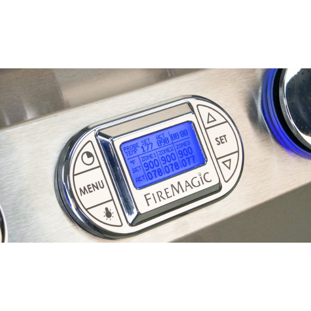 Fire Magic Echelon E660i Built-In Grill With Digital Thermometer and Window E660i-8E1N-W