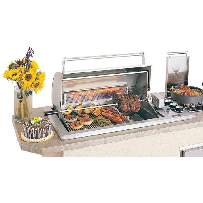 Fire Magic Regal I Drop-In Grill With Backburner Rotisserie Shown 34-S2S1N-A