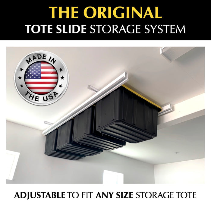 Garage Storage Rack E-Z Glide Tote Slide by E-Z Garage Storage