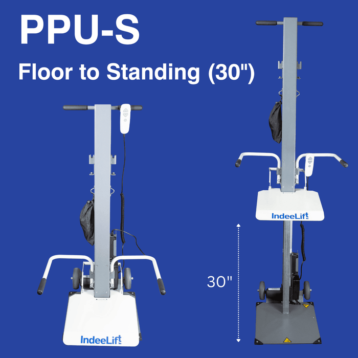 IndeeLift PPU-S Human Floor Lift 300 lbs Capacity Floor To Stand