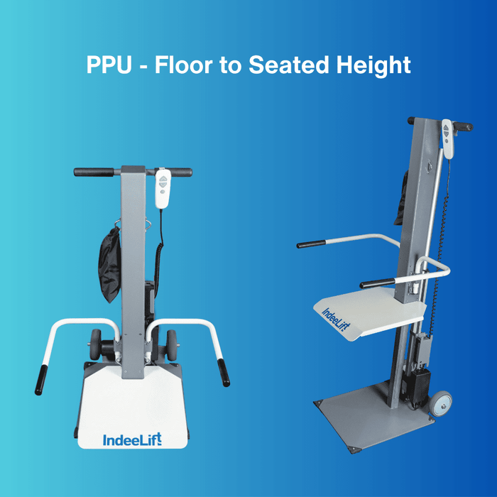 IndeeLift PPU Human Floor Lift 300 lbs Capacity Floor To Stand