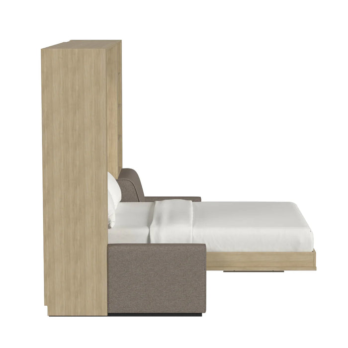 Queen Size Murphy Bed with Extended Couch | Inovabed