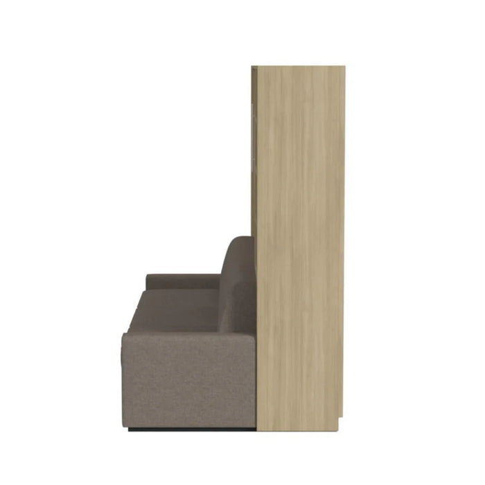 Queen Size Murphy Bed with Extended Couch | Inovabed