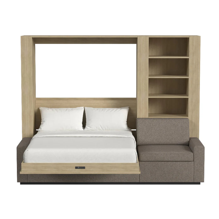 Queen Size Murphy Bed with Extended Couch | Inovabed