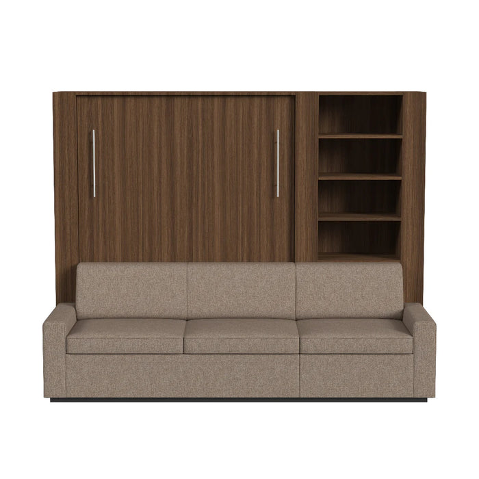 Queen Size Murphy Bed with Extended Couch | Inovabed