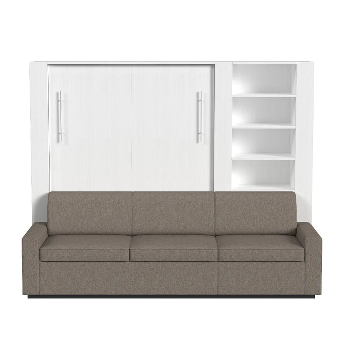 Queen Size Murphy Bed with Extended Couch | Inovabed