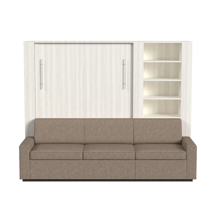 Queen Size Murphy Bed with Extended Couch | Inovabed