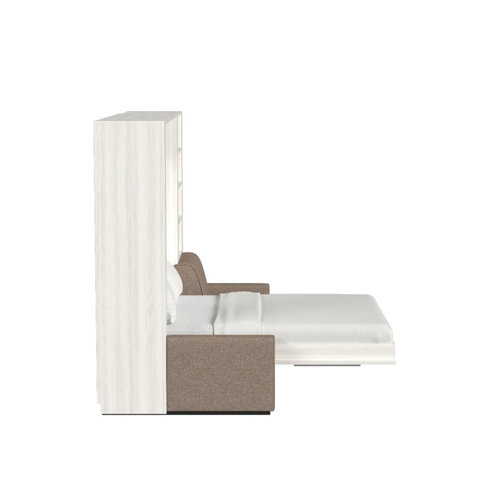 Queen Size Murphy Bed with Extended Couch | Inovabed