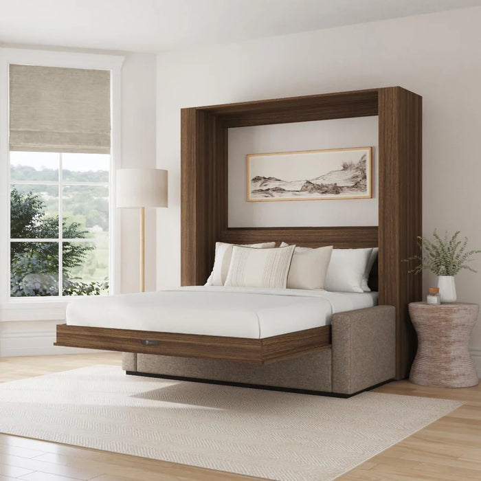 Queen Size Murphy Bed with Couch | Inovabed
