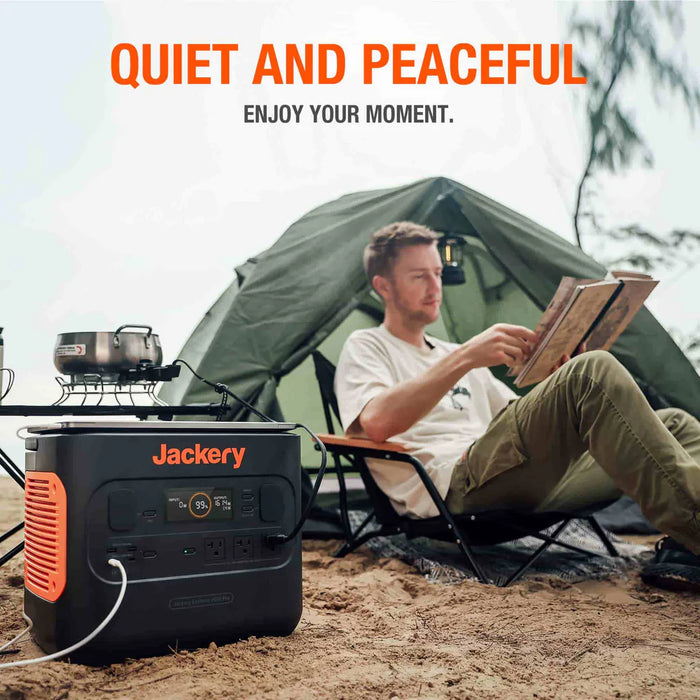 Jackery Explorer 2000 Pro Portable Power Station and 2 x 200W Solar Panel 60-2020-USA1B2