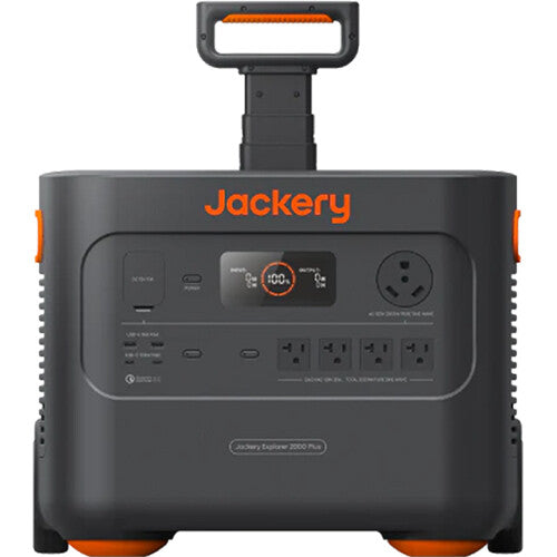 Jackery Explorer 2000 Plus Portable Power Station with 4kWh Battery Pack and Two 200W Solar Panels Kit  21-0009-000093Y