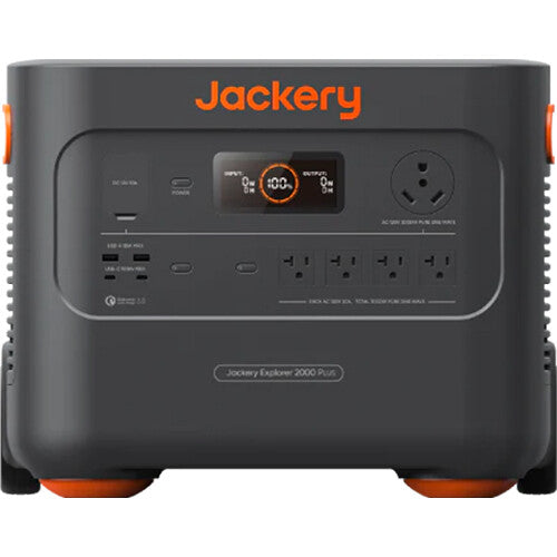 Jackery Explorer 2000 Plus Portable Power Station with Two 200W Solar Panels 60-2020-USC1B2Y