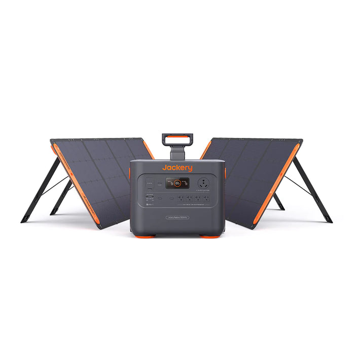 Jackery Explorer 3000 Pro Portable Power Station and 200W Solar Panel  60-3020-USA1B1