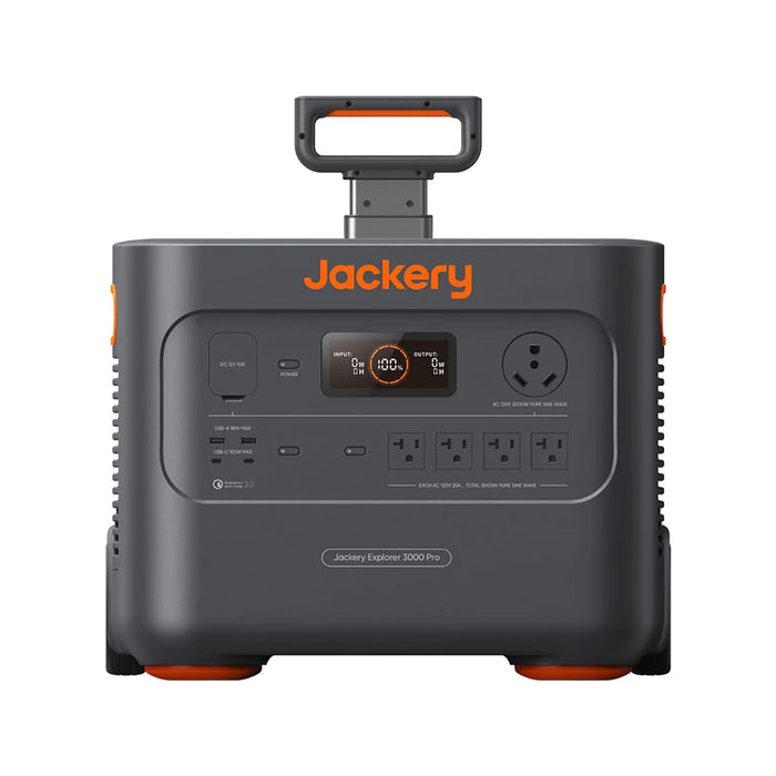 Jackery Explorer 3000 Pro Portable Power Station and 200W Solar Panel  60-3020-USA1B1