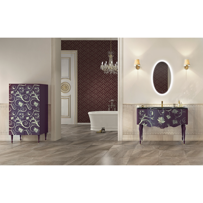 Krugg Sol Oval 20'' x 40'' LED Bathroom Mirror with Dimmer & Defogger Sol2240