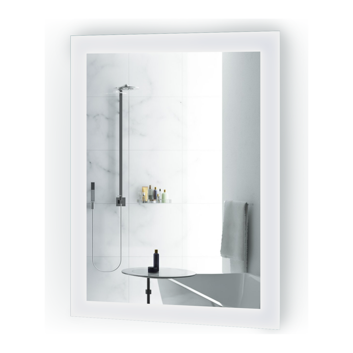 Krugg Bijou 15'' x 20'' LED Bathroom Mirror with Dimmer & Defogger Bijou1520